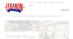 Desktop Screenshot of lebanonareafair.com